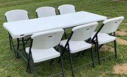 3 table and 18 chair set
