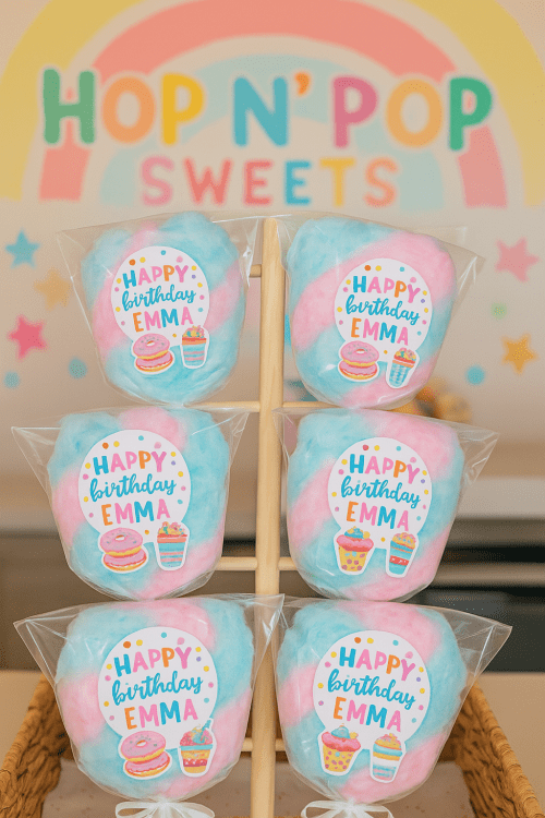 Pre-Packaged Cotton Candy